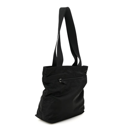 Tessuto Nylon Shopping Tote Black