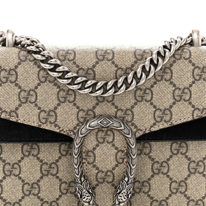 GG Supreme Monogram Mini Dionysus Shoulder Bag Black