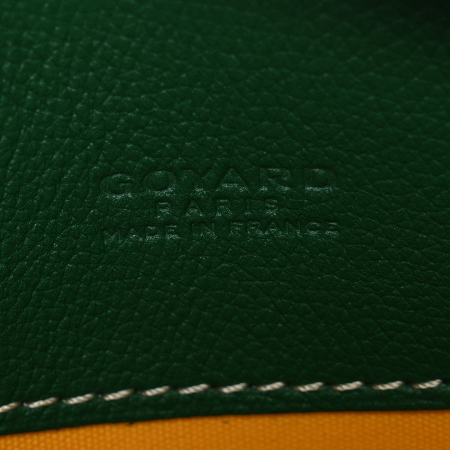 Goyardine Hirondelle Bag Green