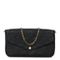 Empreinte Pochette Felicie Chain Wallet Black