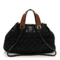 Iridescent Calfskin Small In The Mix Tote Dark Green