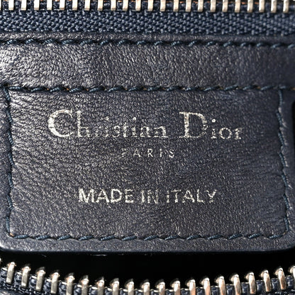Lambskin Cannage Medium Lady Dior Navy Blue