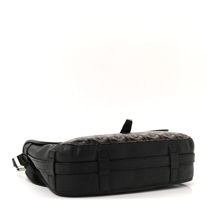 Goyardine Belvedere II MM Messenger Bag Black