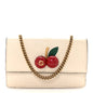 Guccissima Mini Cherry Chain Bag White