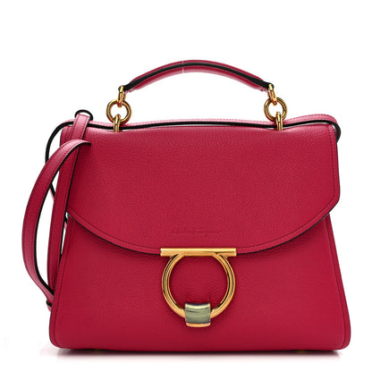 Calfskin Small Margot Top Handle Satchel Ribes
