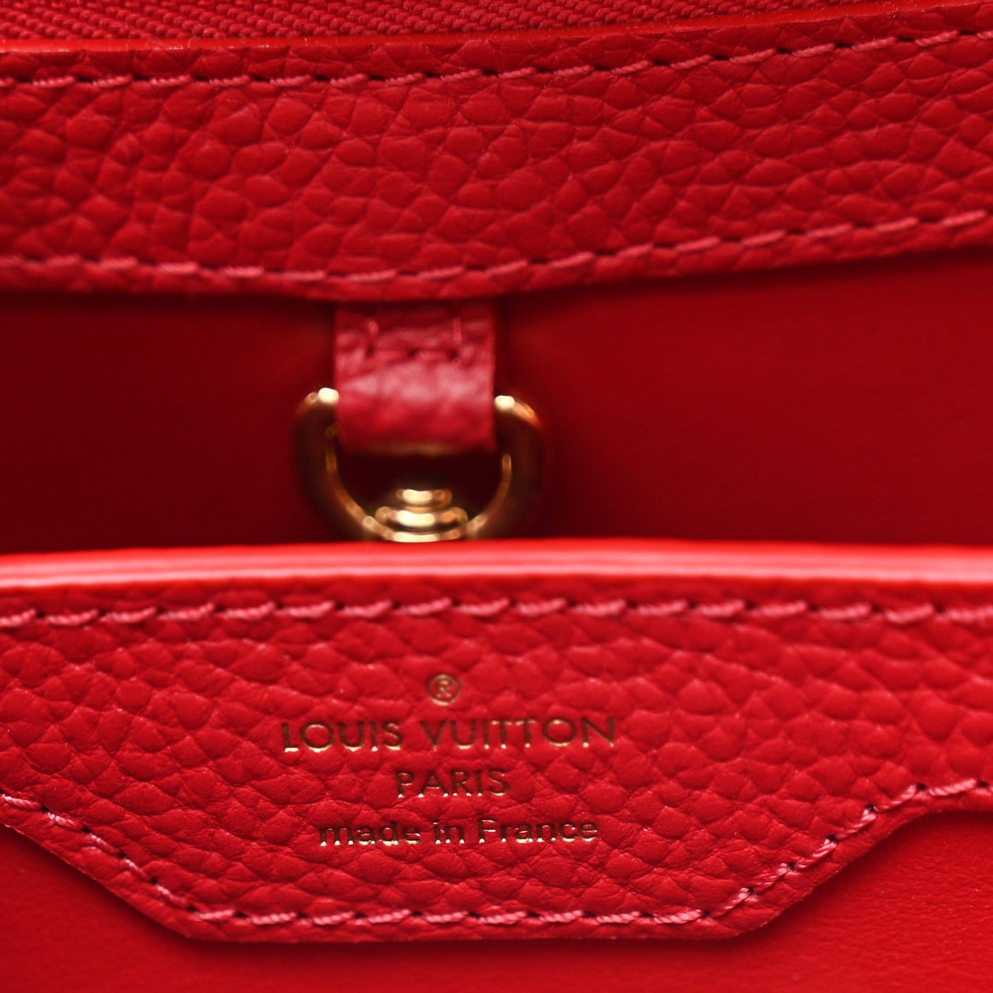 Taurillon Capucines BB Scarlet Red