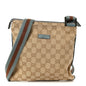 Monogram Web Small Flat Messenger Bag Blue
