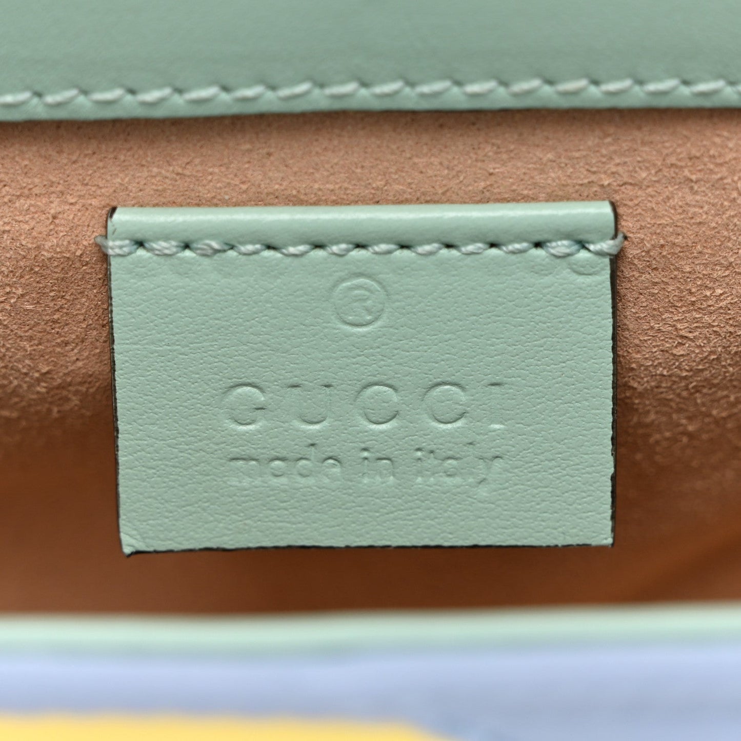 Calfskin Matelasse Diagonal Super Mini GG Marmont Shoulder Bag Multicolor Pastel