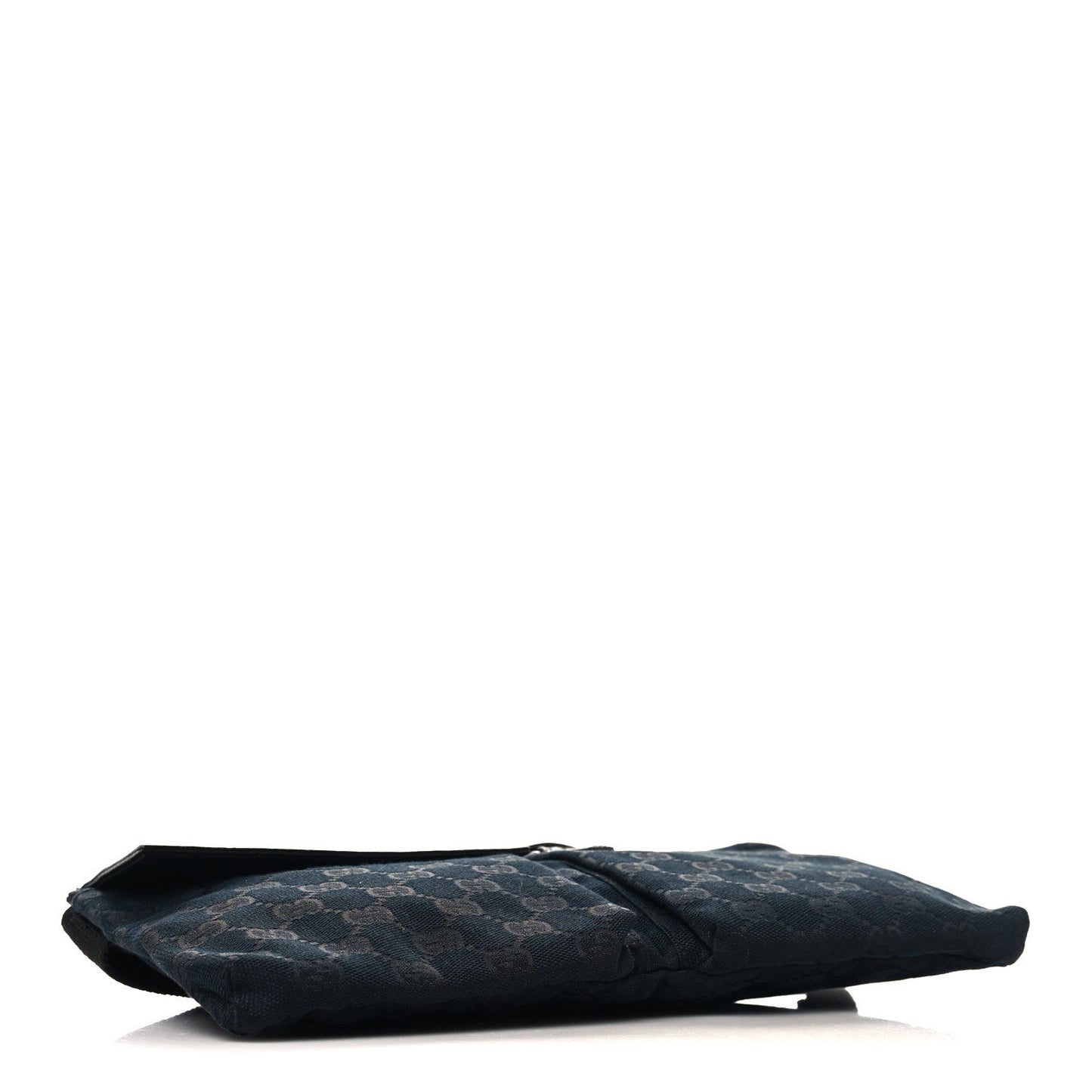 GG Monogram Double Pocket Belt Bag Black