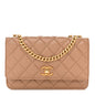 Calfskin Quilted Perfect Fit Wallet On Chain WOC Beige