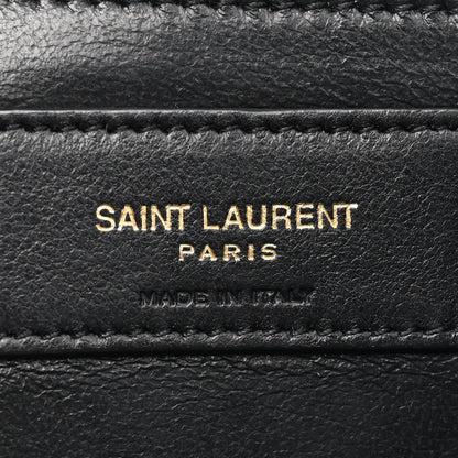 Lambskin Quilted Monogram Mini Nolita Black