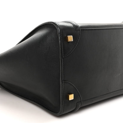 Smooth Calfskin Mini Luggage Black