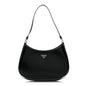 Spazzolato Cleo Shoulder Bag Black