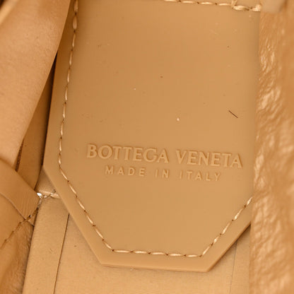 Paper Calfskin Maxi Intrecciato Cassette Crossbody Bag Porridge