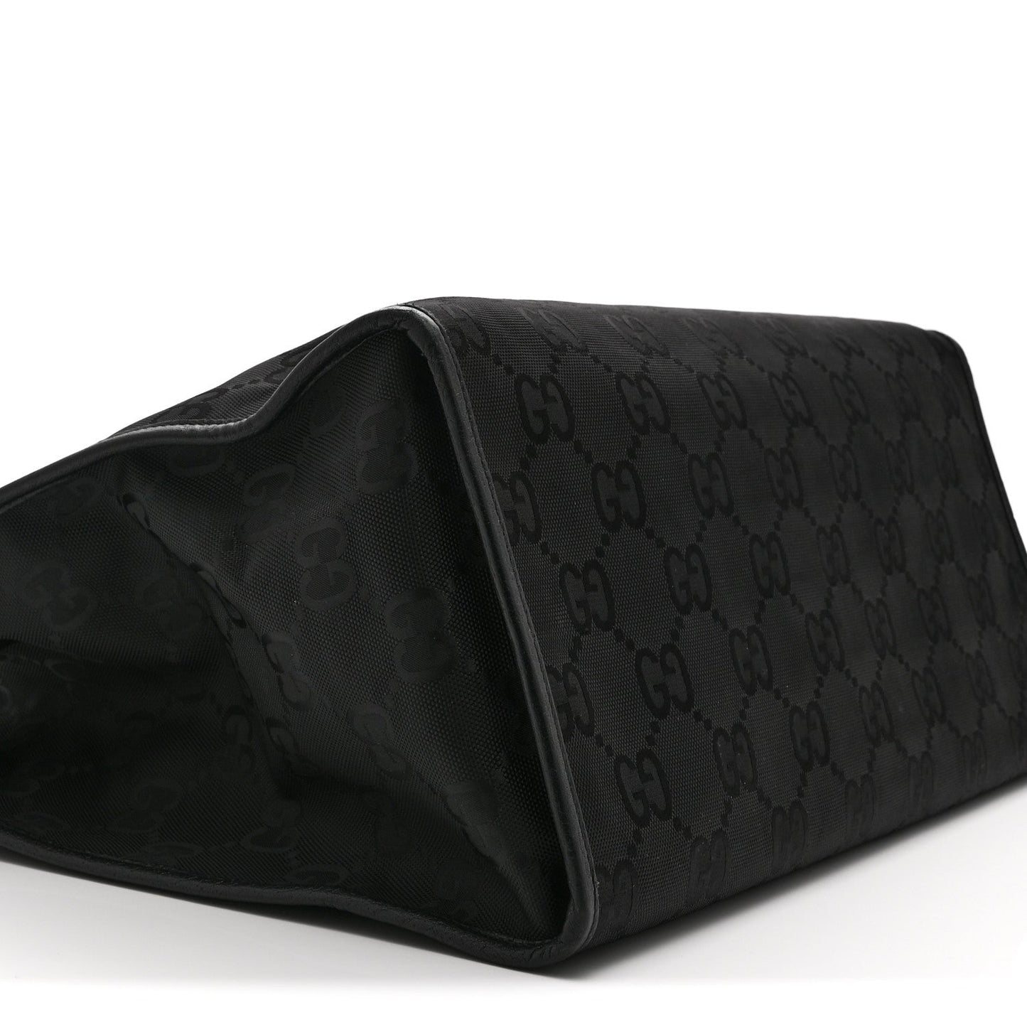 Econyl Nylon Monogram Large Off The Grid Tote Bag Black
