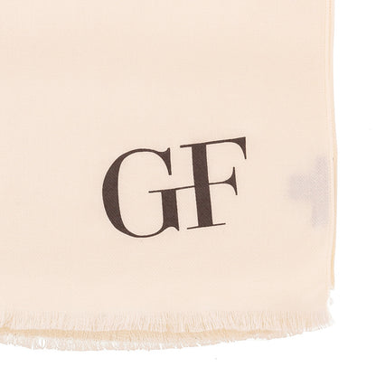 Gianfranco Ferre Ivory Pashmina Scarf