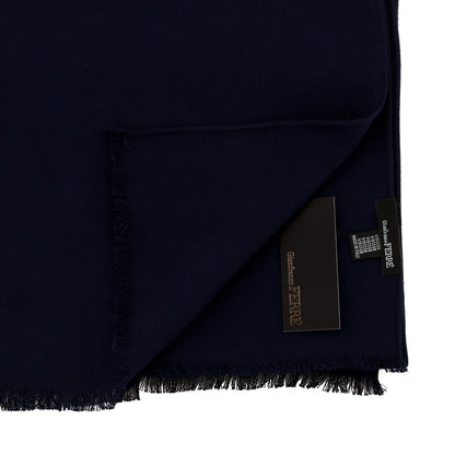 Gianfranco Ferre Navy Blue Pashmina Scarf