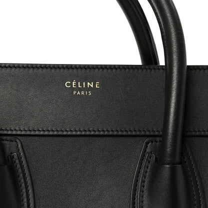 Smooth Calfskin Mini Luggage Black