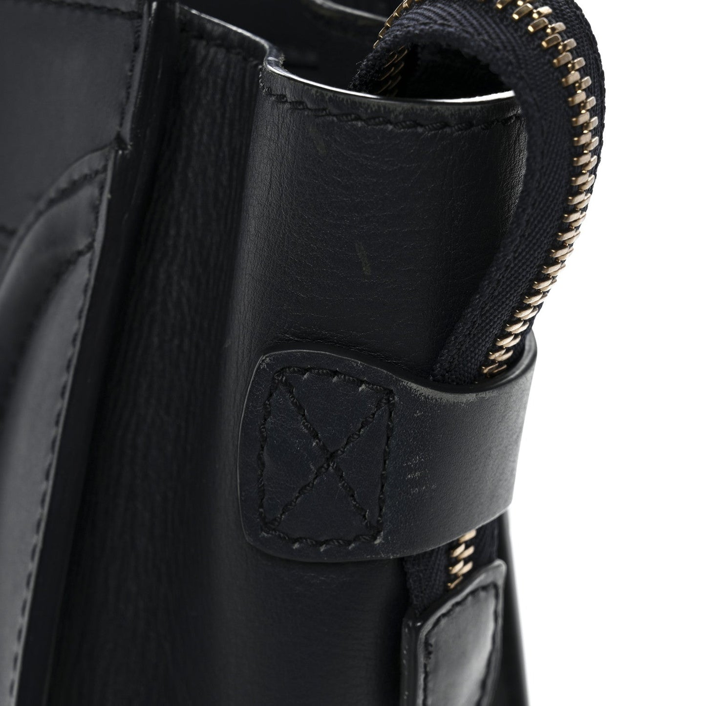 Smooth Calfskin Micro Luggage Navy Blue