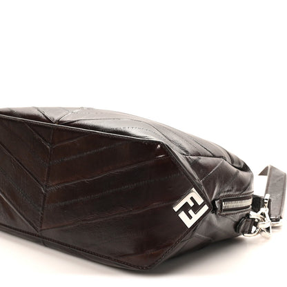 Eel Lui Medium Shoulder Bag Burgundy