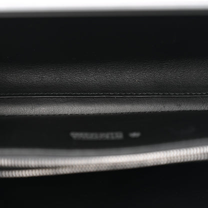 Matte Aluminum Personal Cross-Body Bag Black