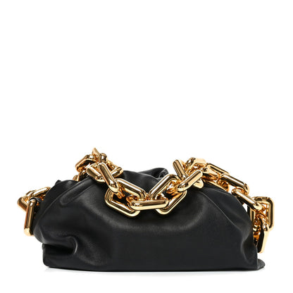Calfskin The Pouch Chain Black