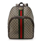 GG Supreme Monogram Medium Ophidia Day Backpack Beige Ebony New Acero