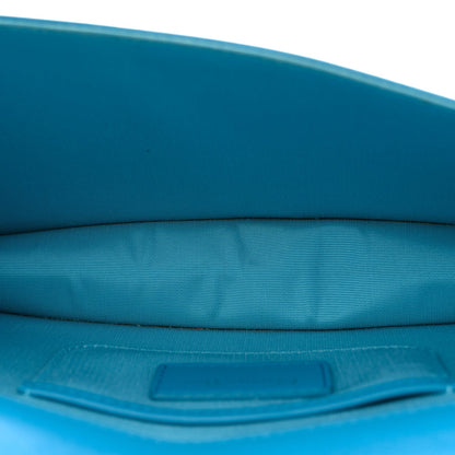 Lambskin Cannage Lady Dior Convertible Clutch Blue
