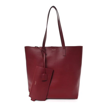 Calfskin Medium Shopping Tote Bordeaux