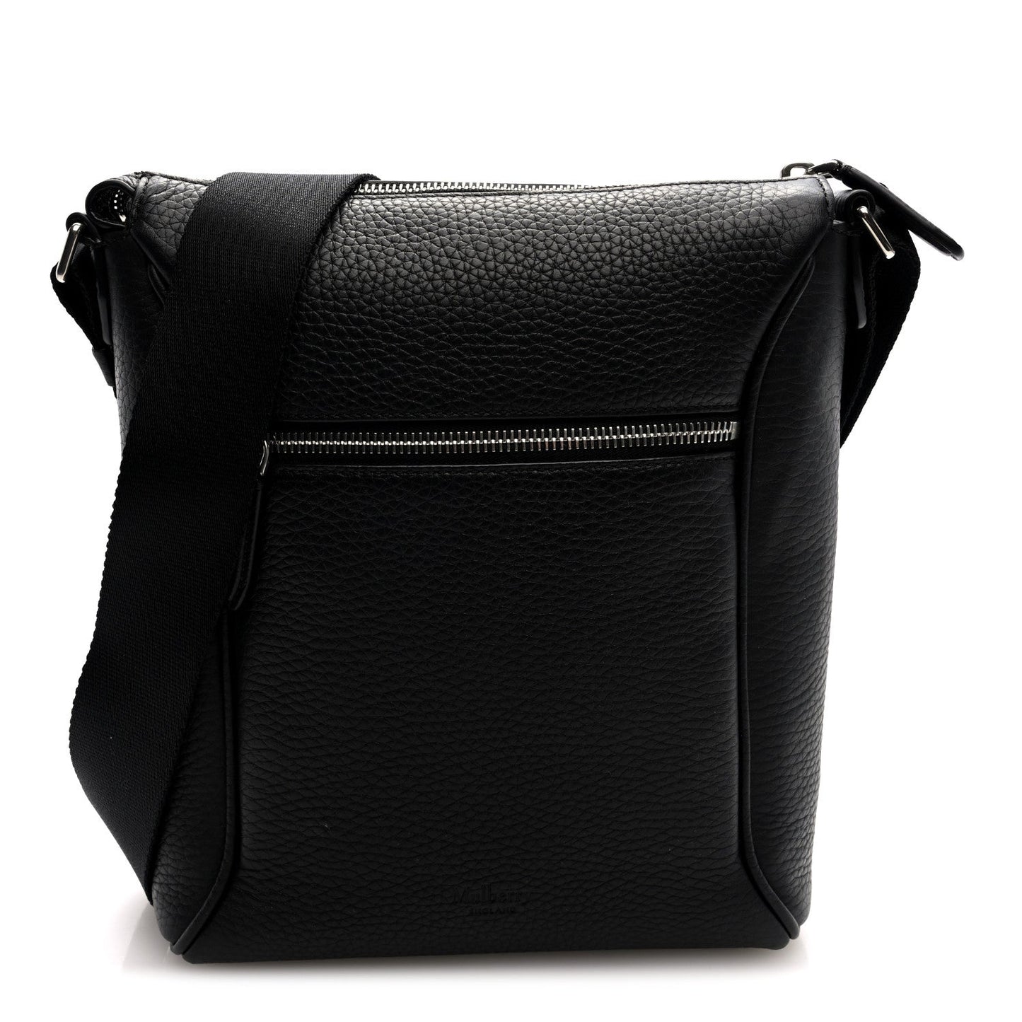 Heavy Grain Small Urban Messenger Black