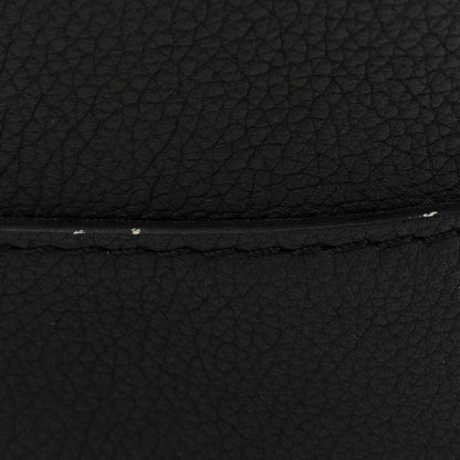 Calfskin Lockme Backpack Black
