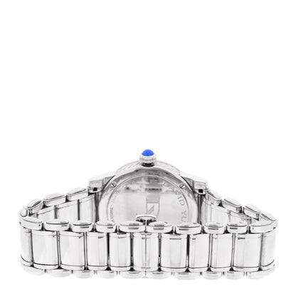 Stainless Steel Diamond Bezel Mother of Pearl 34mm Classic Quartz Watch
