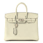 Togo Birkin 25 Gris Neve