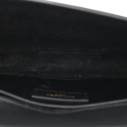 Calfskin Classic Monogram Tassel Clutch Black