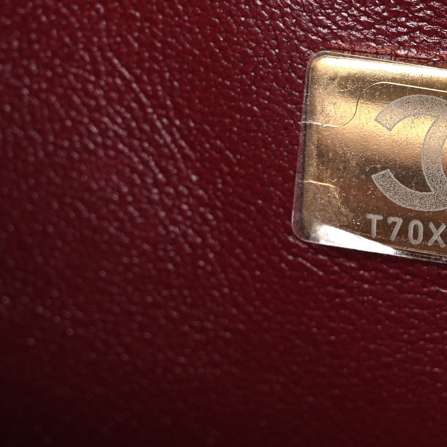 Lambskin Quilted Extra Mini Flap Bag Burgundy