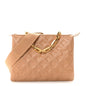 Lambskin Embossed Monogram Coussin PM Camel