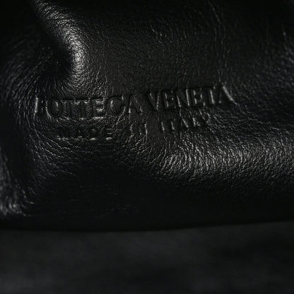 Smooth Butter Calf The Pouch Oversized Clutch Black
