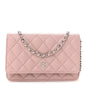 Caviar Quilted Wallet on Chain WOC Light Pink