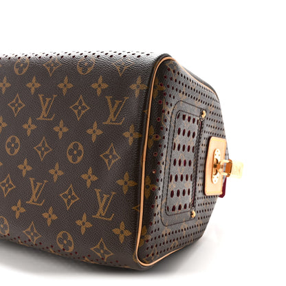 Monogram Perforated Speedy 30 Fuchsia