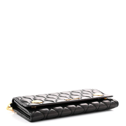 Nappa Padded Wallet On Chain Black