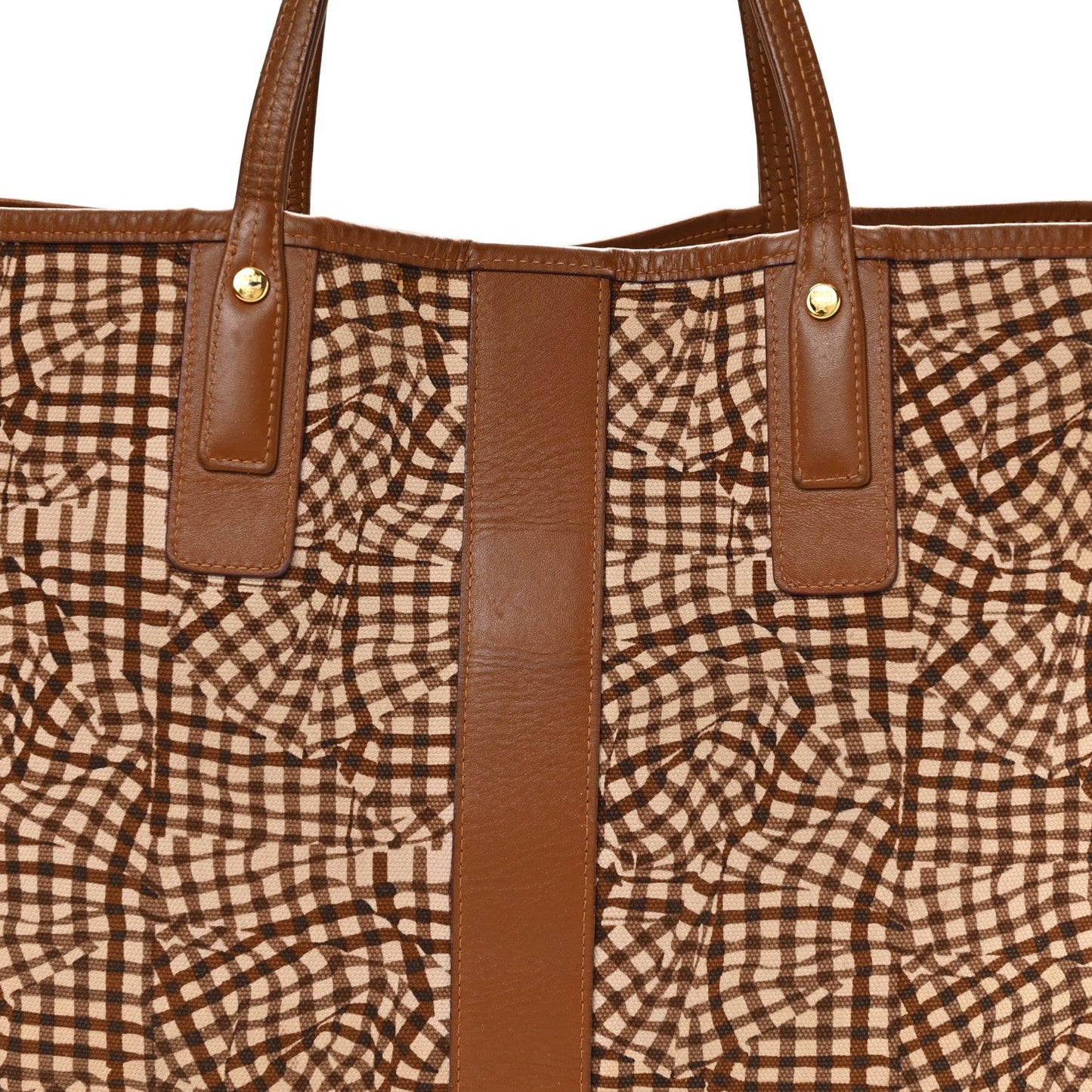Visetos Large Liz Reversible Shopper Tote Cognac