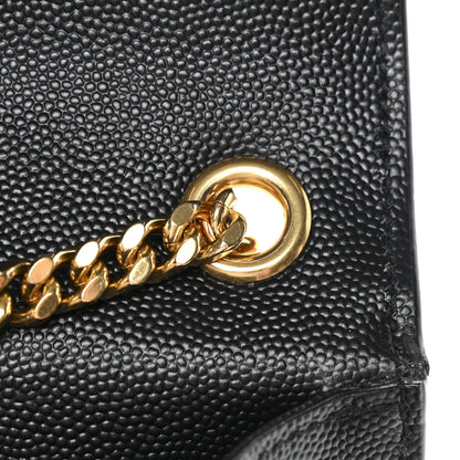 Grain De Poudre Small Classic Monogram Kate Satchel Black