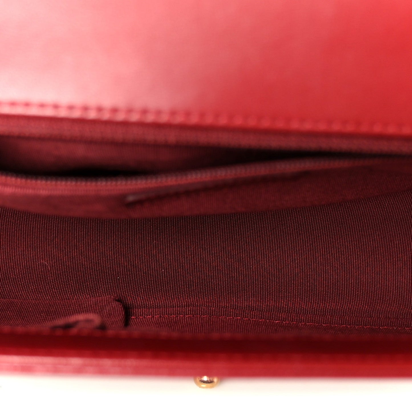 Lambskin Quilted New Medium Boy Flap Dark Red
