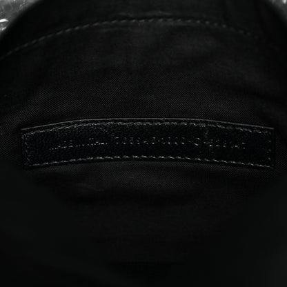 Arena Calfskin Medium Monaco Chain Shoulder Bag Black
