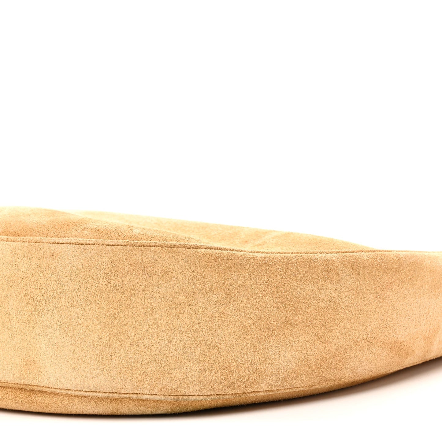Suede Calfskin Large Lulu Shoulder Bag Beige