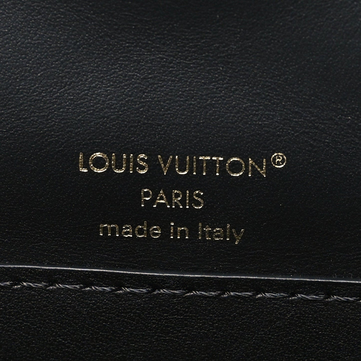 Lambskin Malletage Wallet On Chain GO-14 Black