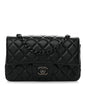 Lambskin Quilted Mini Rectangular Flap So Black