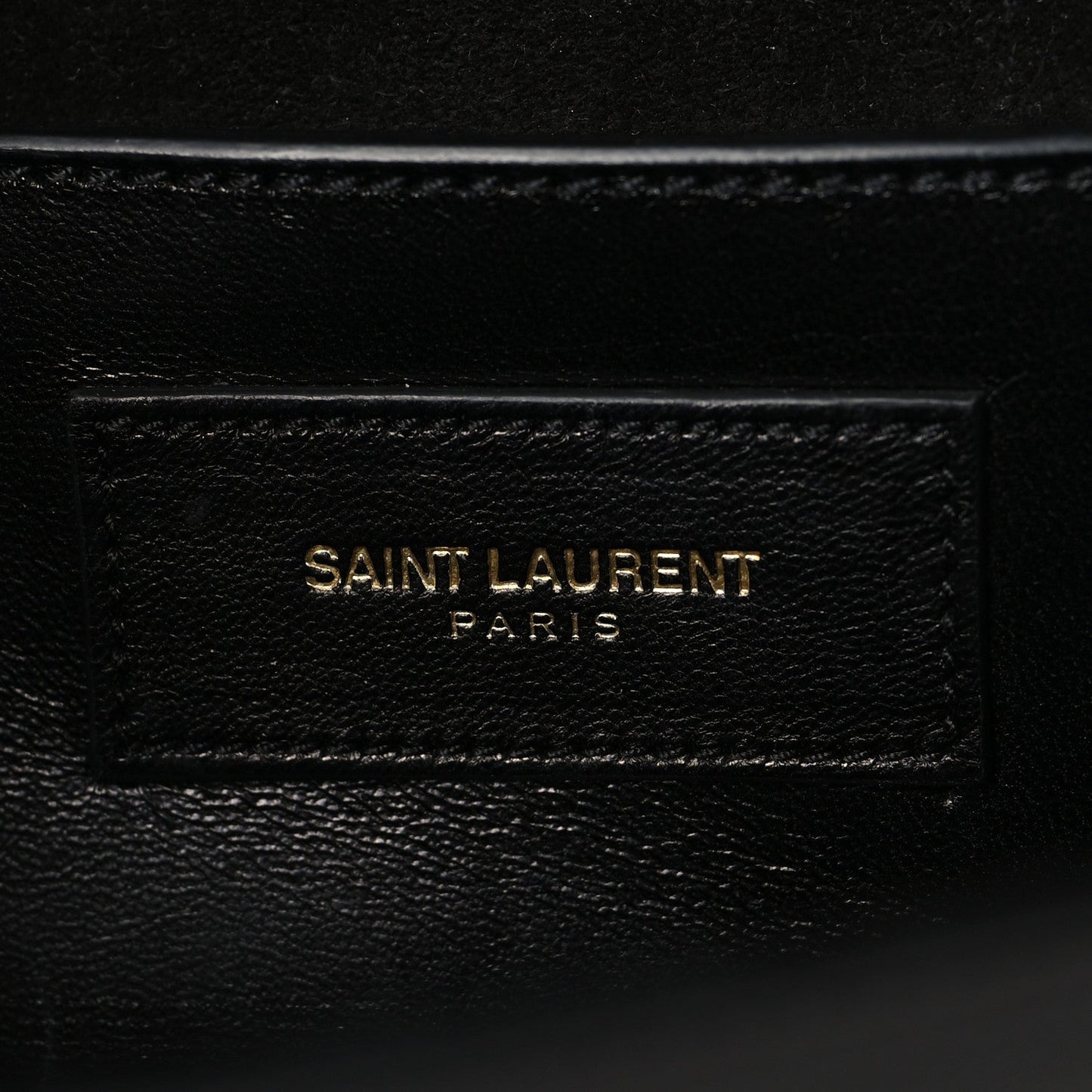 Grain De Poudre Monogram Cassandre Clutch Black