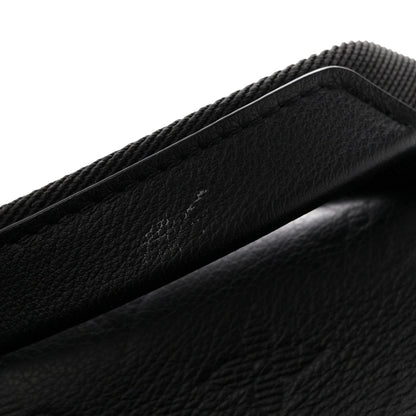 Calfskin Monogram Shadow Discovery Backpack  Black