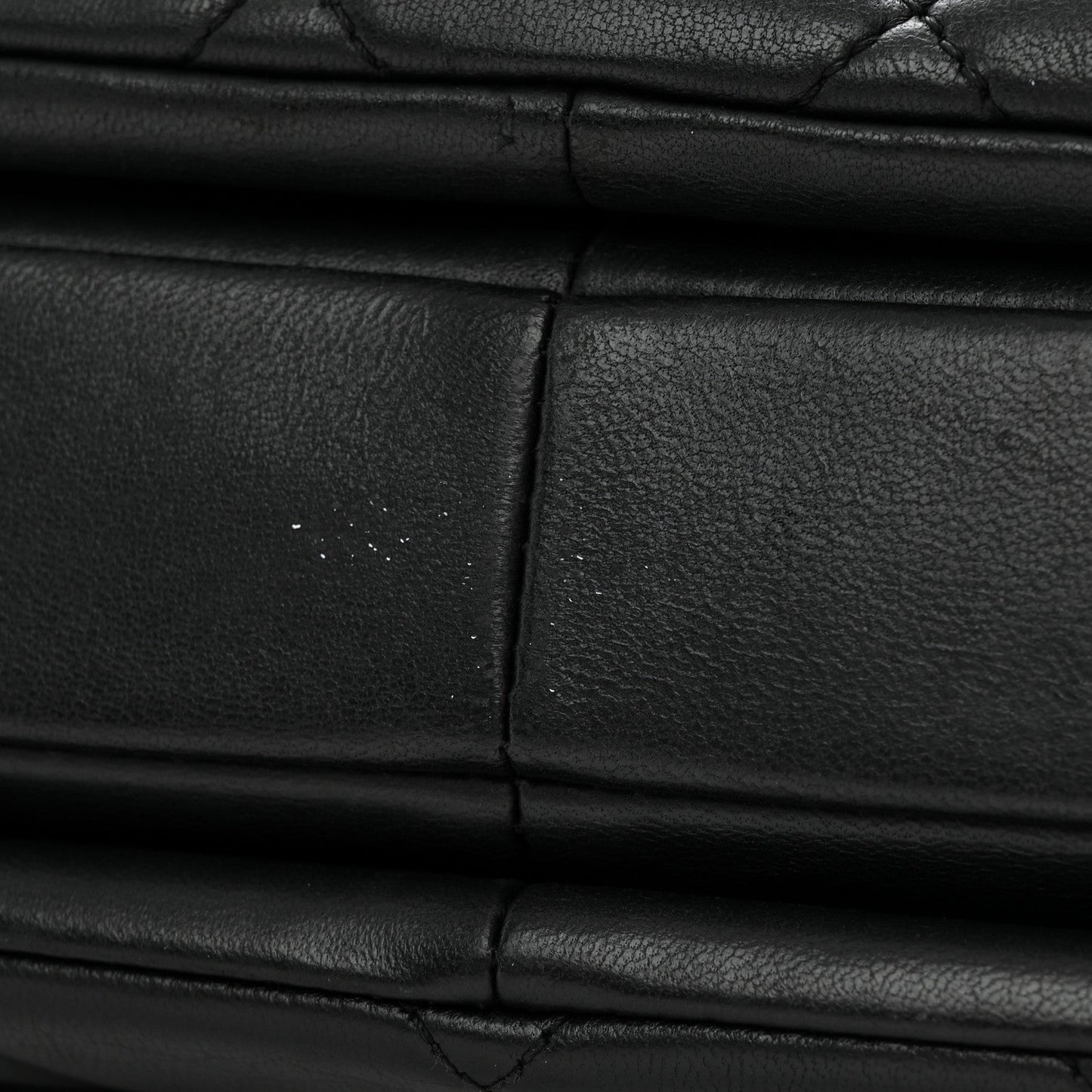Lambskin Quilted Small Trendy CC Dual Handle Flap Bag Black